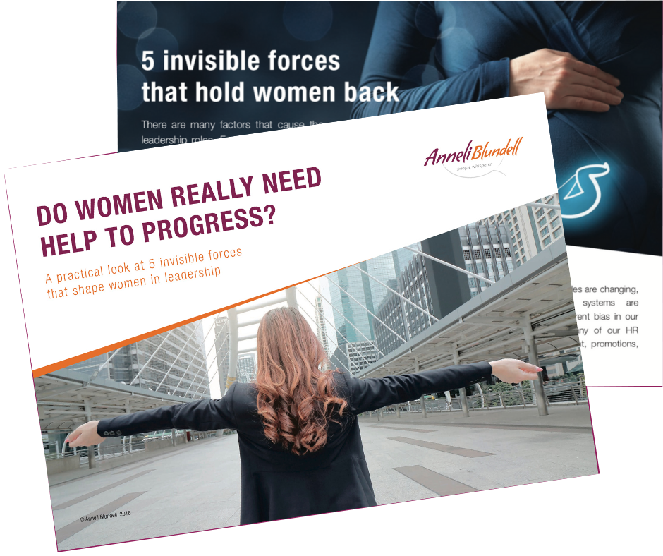 Anneli Blundell-Free tips on how to support women in your organisation