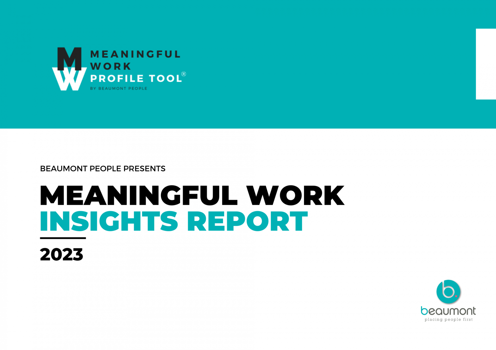 Beaumont People's 2023 Meaningful Work Insights Report