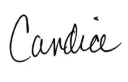 Candice signature