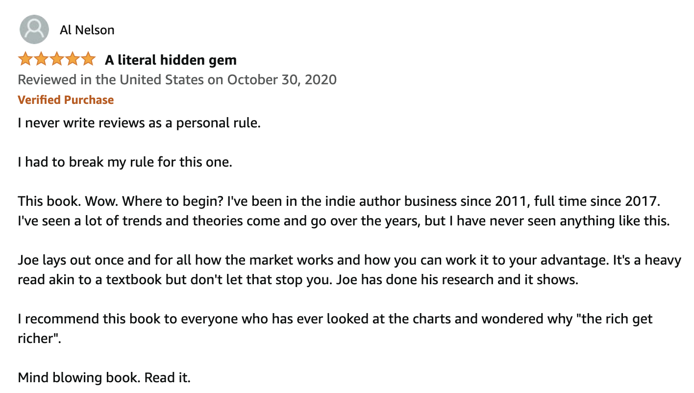 five star review