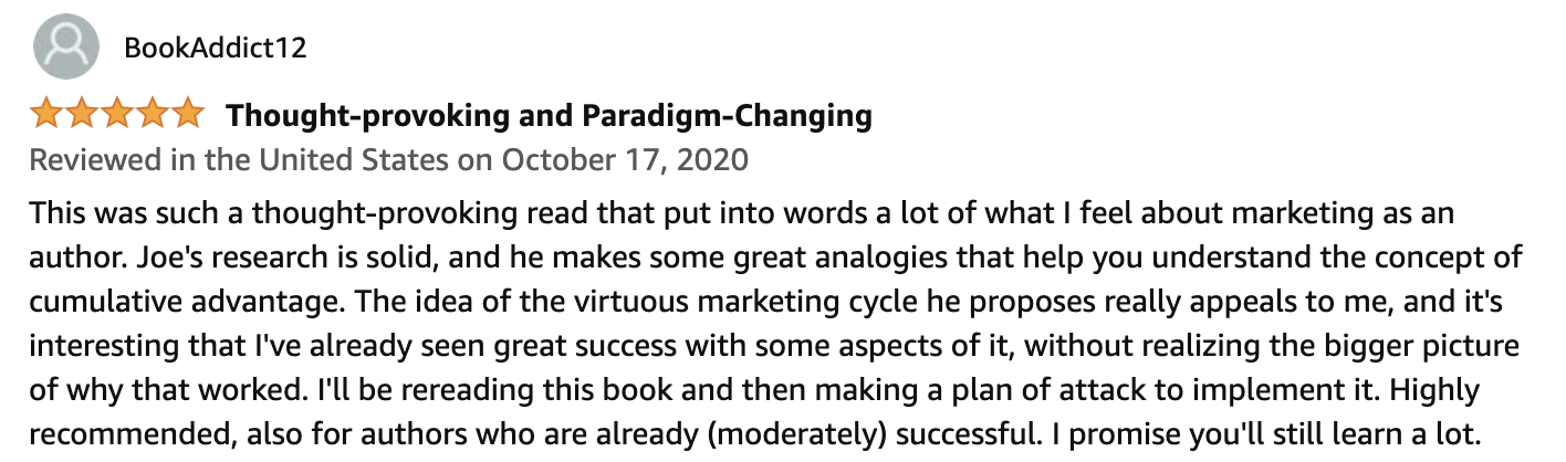 five star review