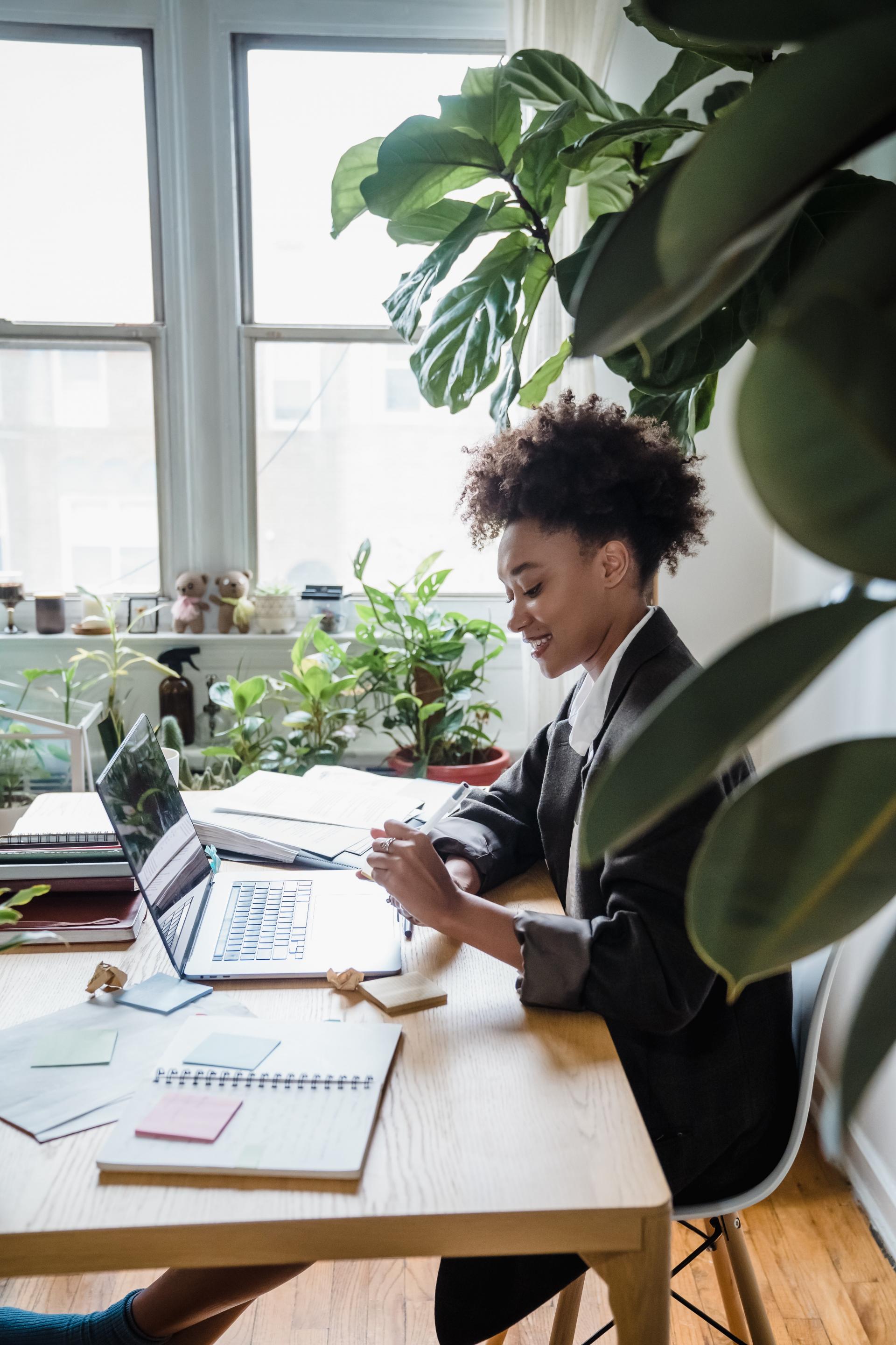 Woman working dream job