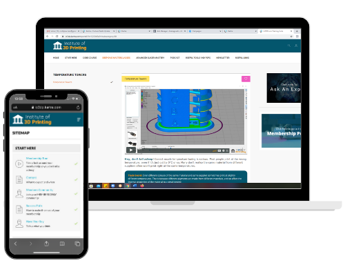 A peek at our 3D printer training courses & classes