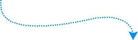 pointing down arrow for sales page