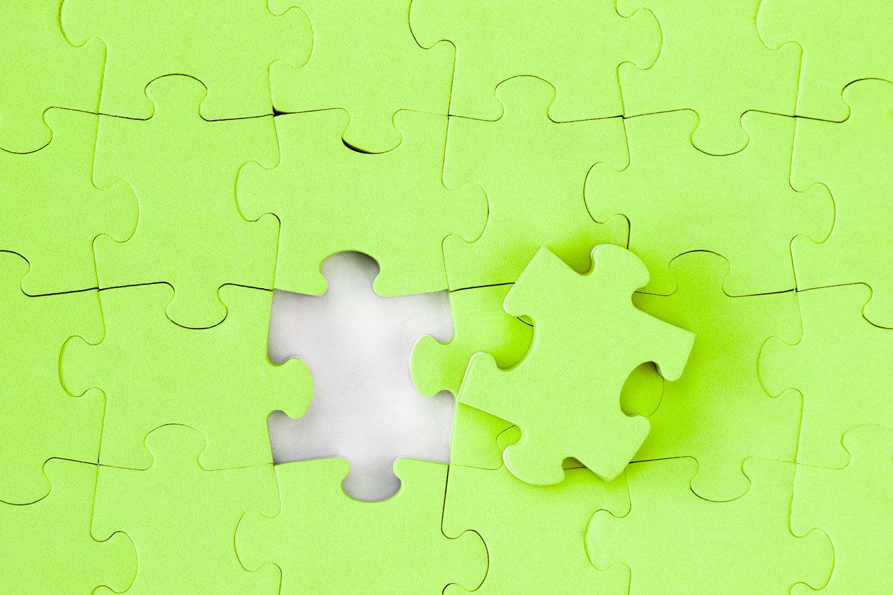 Green Puzzle Pieces - Fertility Masterclass - 6 Hormone Puzzle Pieces