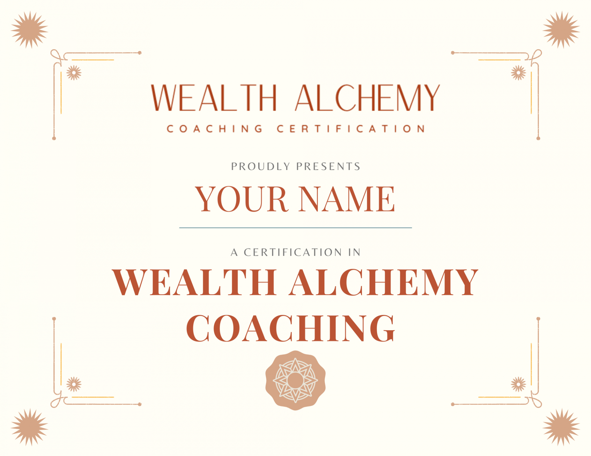 Wealth Alchemy Coaching