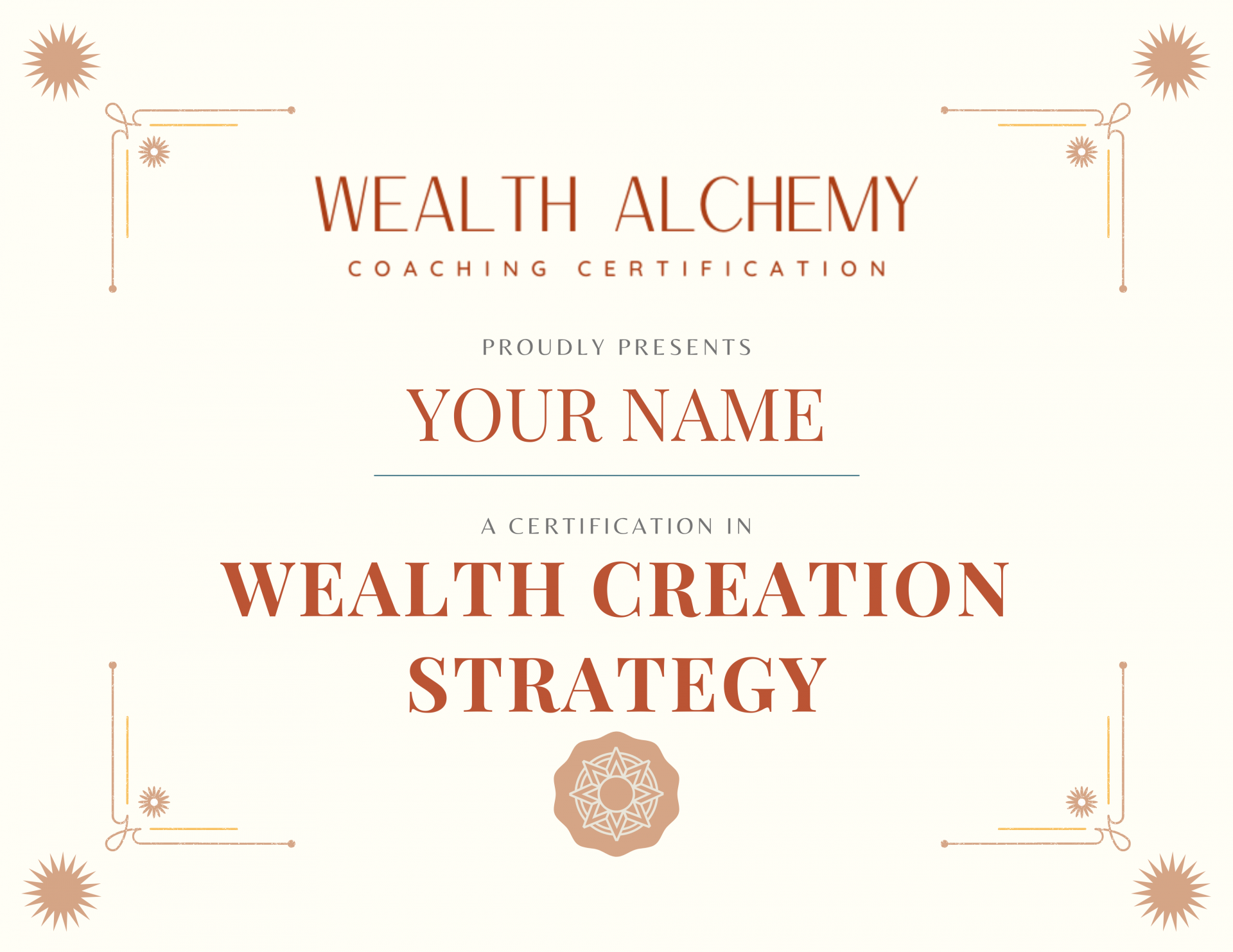 Wealth Creation Strategy