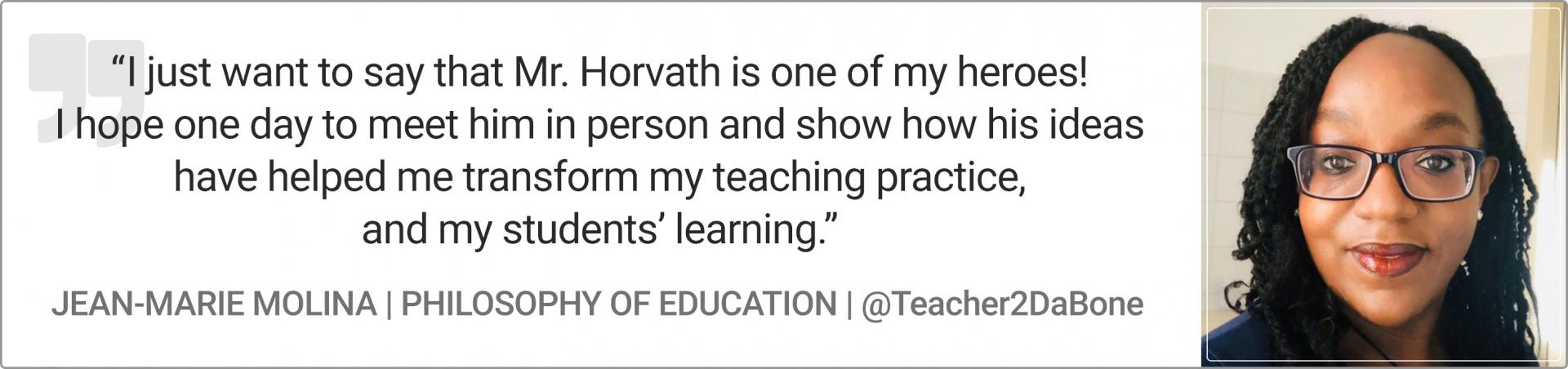 John Hattie Testimonial