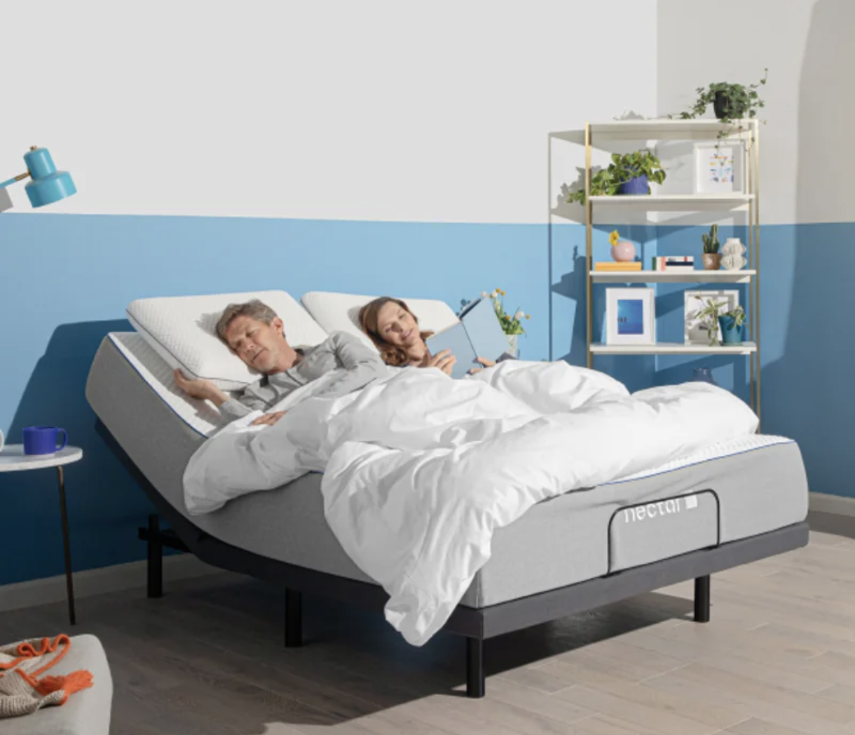 Best bed in a box Nectar Mattress adjutable base