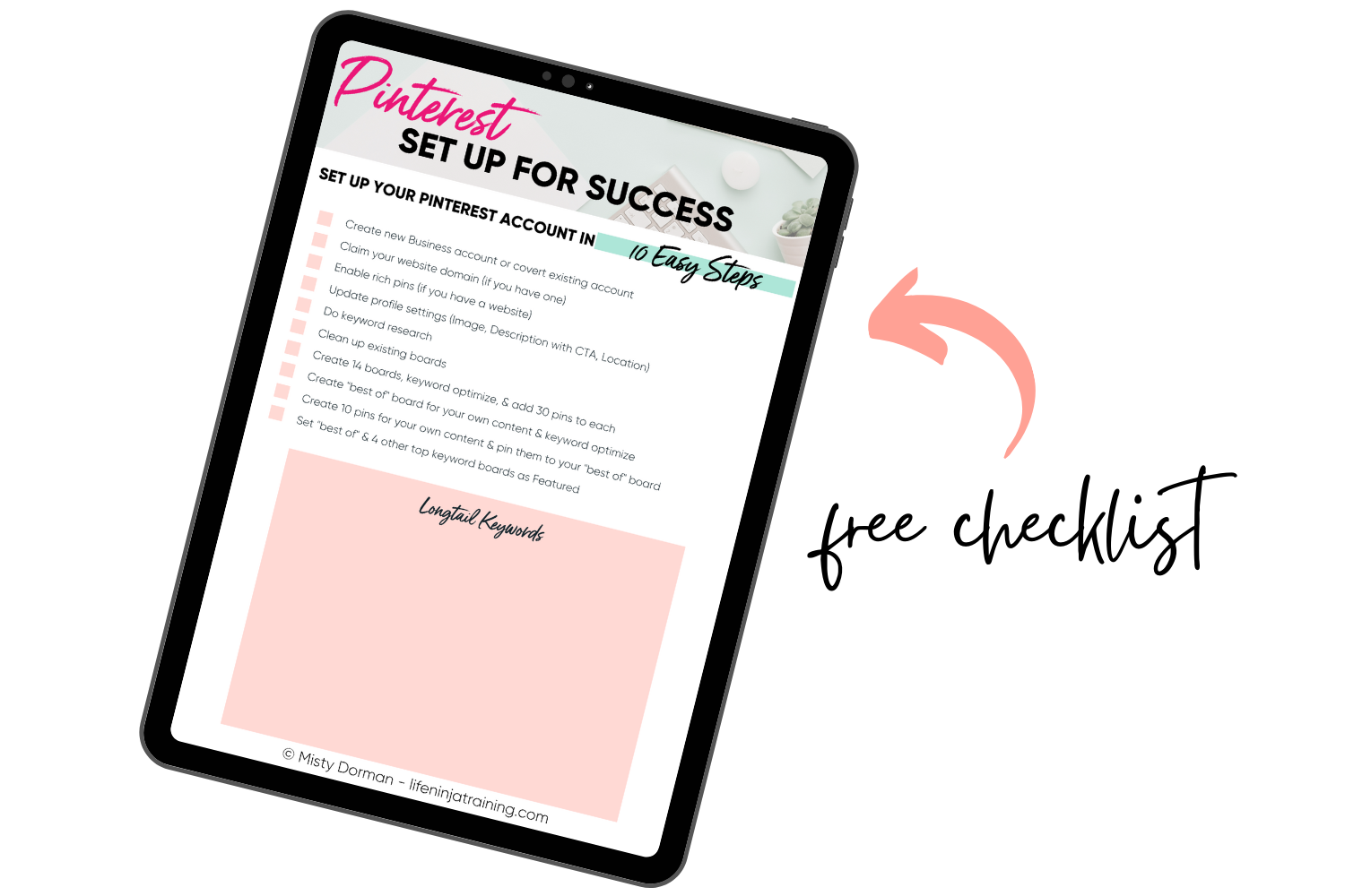 Pinterest Setup Checklist