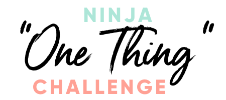 30-Day Ninja "One Thing" Biz-Building Challenge