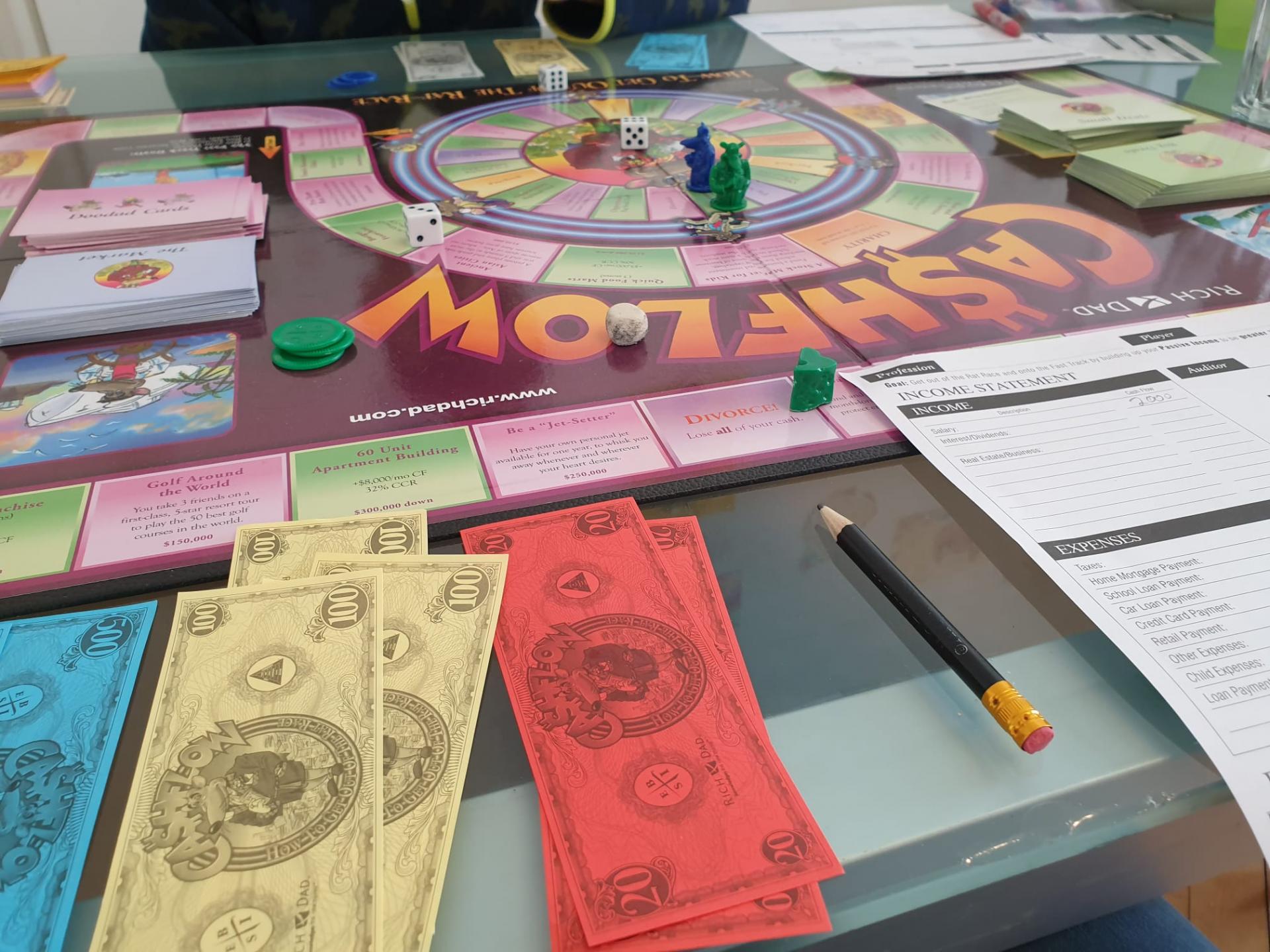 Cashflow spielen im Prosperity Space