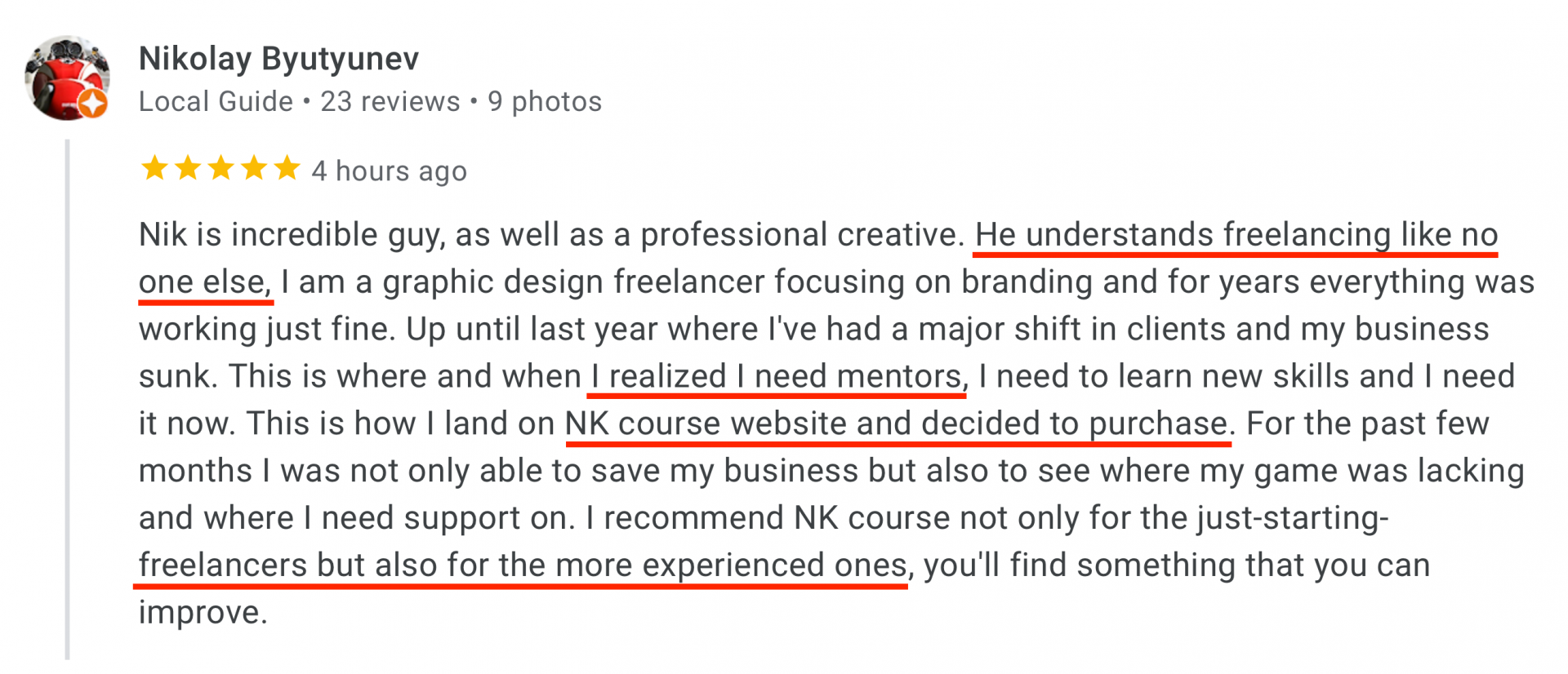 Freelance Mastery review