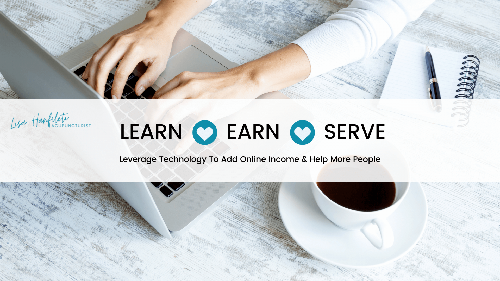Learn earn and serve title slide