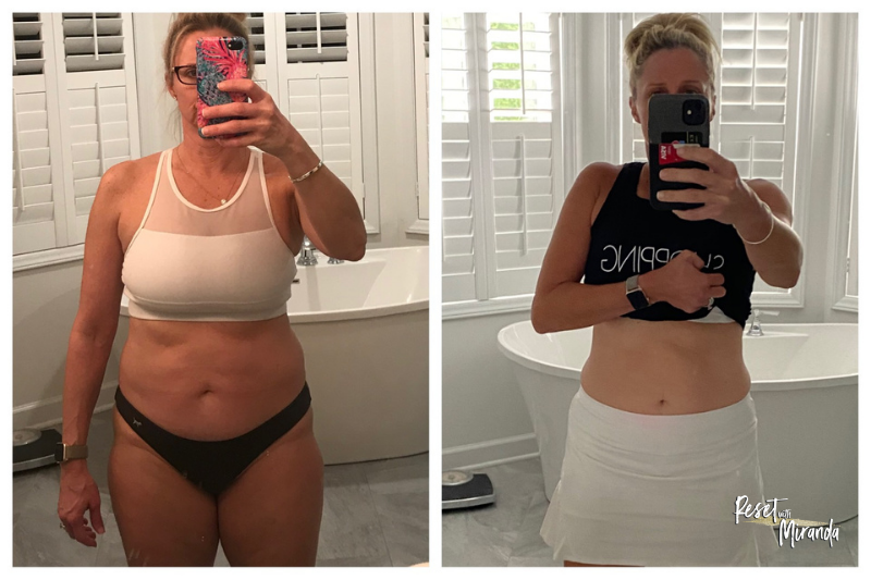 Reset with Miranda Success - Before and After - Weight Loss & Metabolic Reset