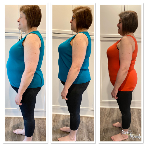 Reset with Miranda Success - Before and After - Weight Loss & Metabolic Reset