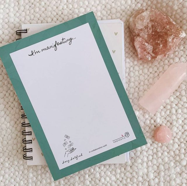 manifestation note pad