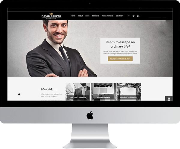 Kartra - Male Coach Website