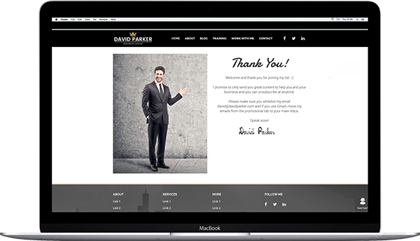 Kartra - Male Coach Website