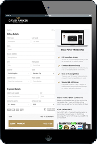Kartra - Male Coach Website