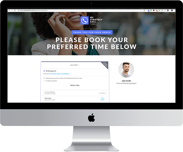 Kartra - Strategy Call Funnel