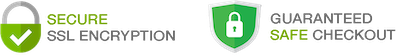 Secure SSL Encryption & Guaranteed Safe Checkout
