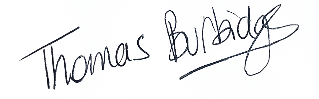 Signature Thomas Burbidge