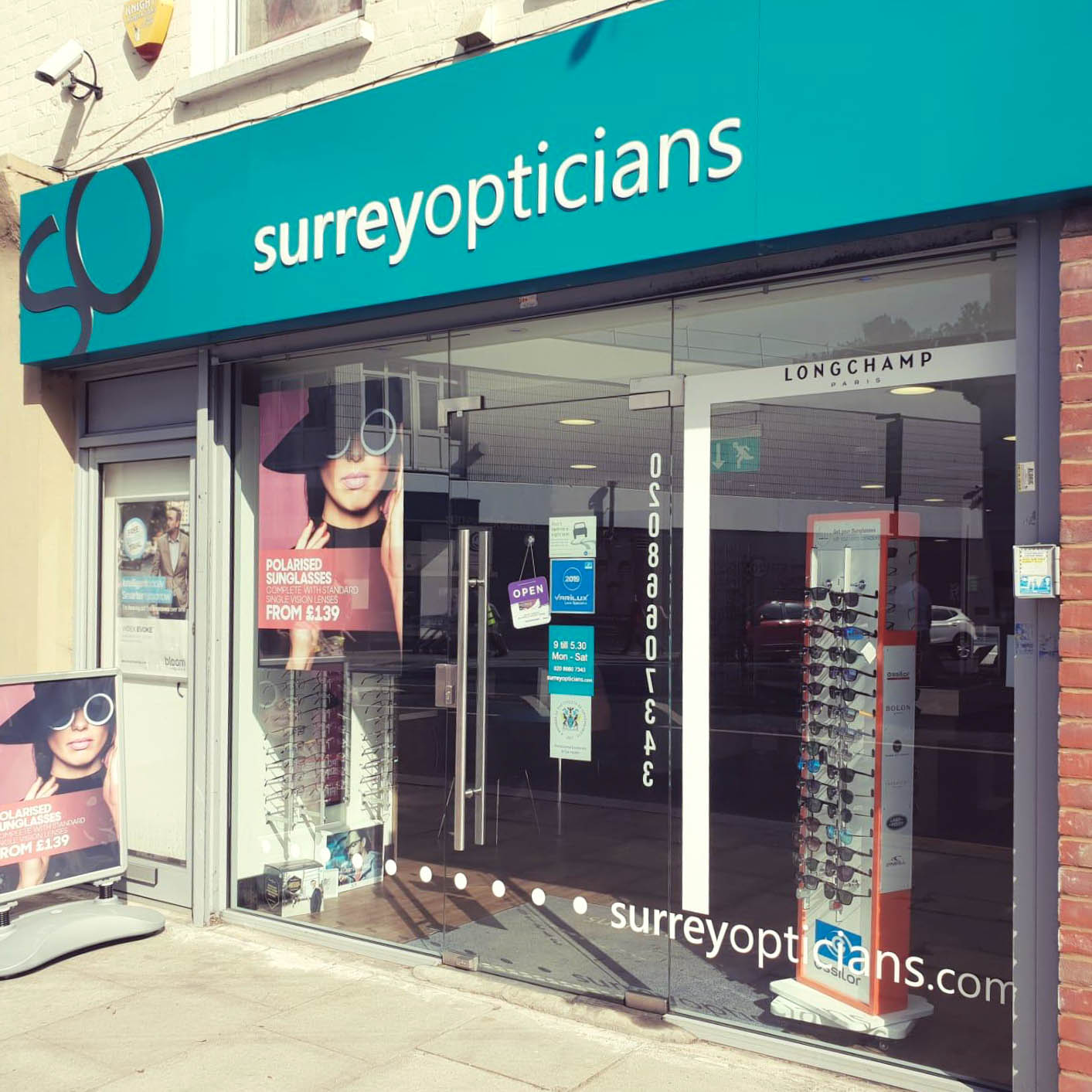 surrey opticians store front