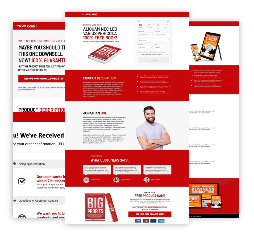 FREE + SHIPPING FUNNEL Perfect For A Book Funnel
