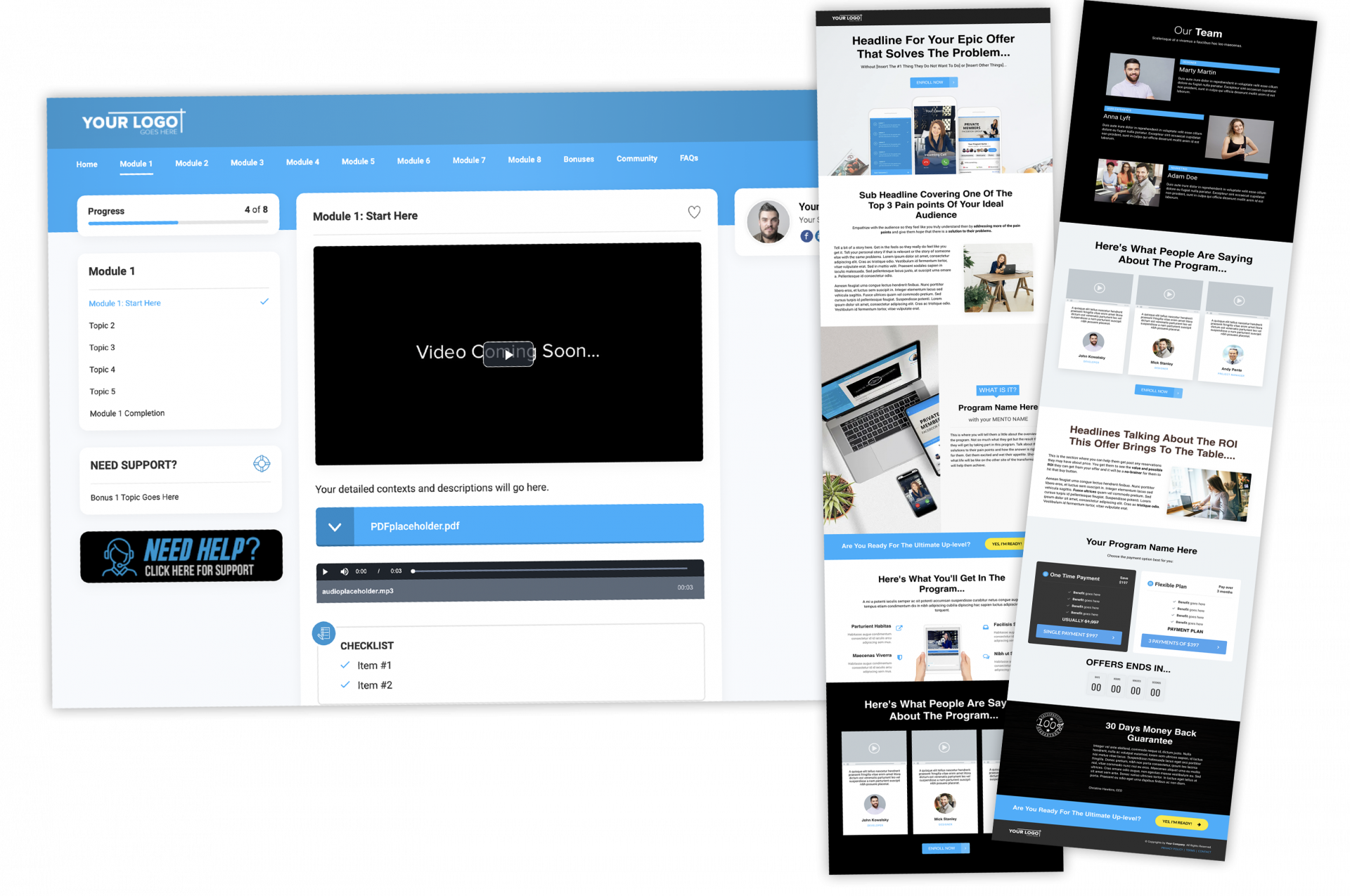 MEMBERSHIP SITE FUNNEL
