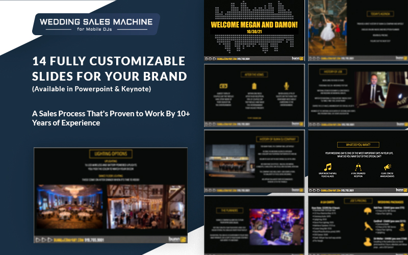 14 slides, fully customizable for your brand