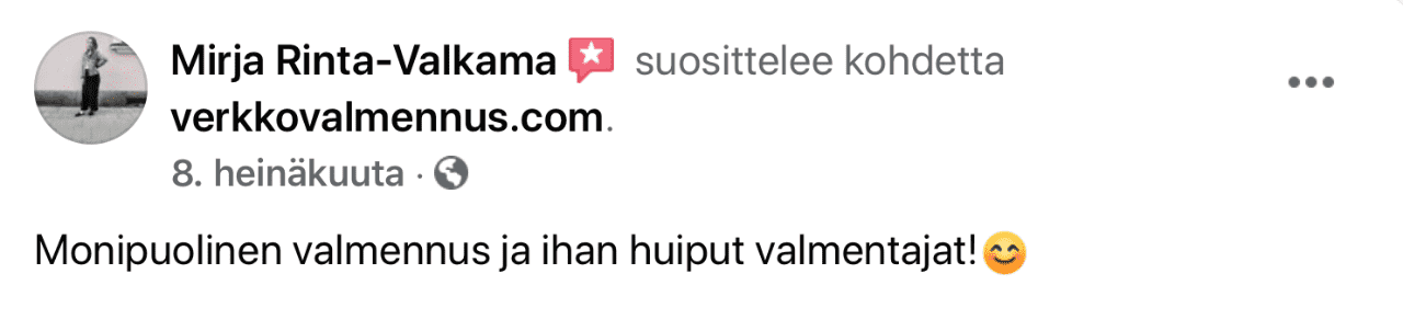 Kokemuksia verkkovalmennus.com VAKAVA-kokeen ja soveltuvuuskokeen valmennus
