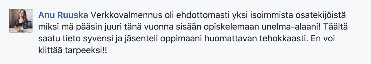 Kokemuksia verkkovalmennus.com VAKAVA-kokeen ja soveltuvuuskokeen valmennus