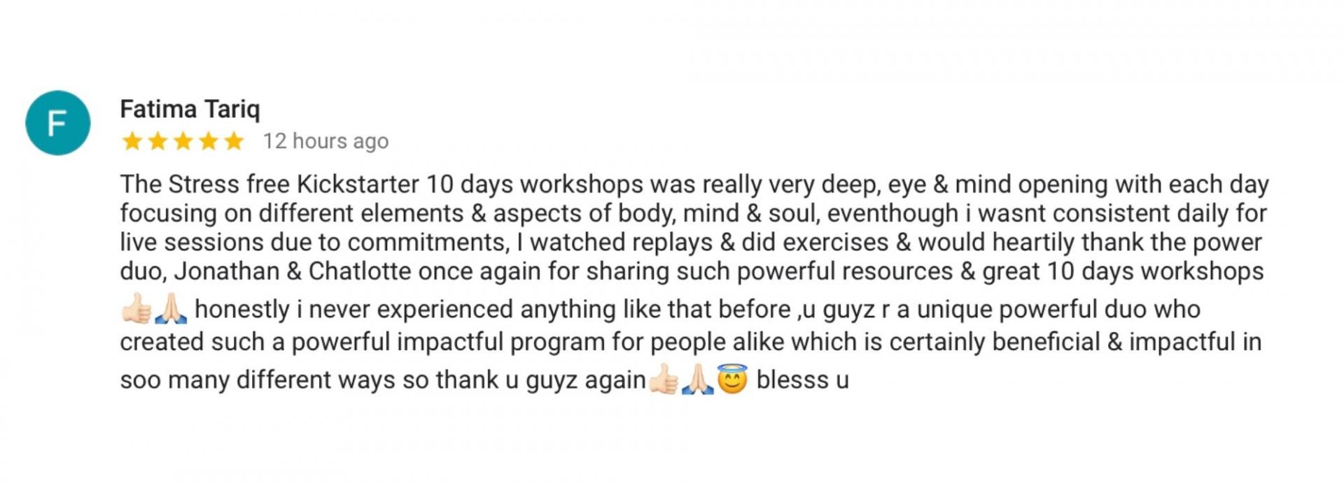 Event testimony - Fatima