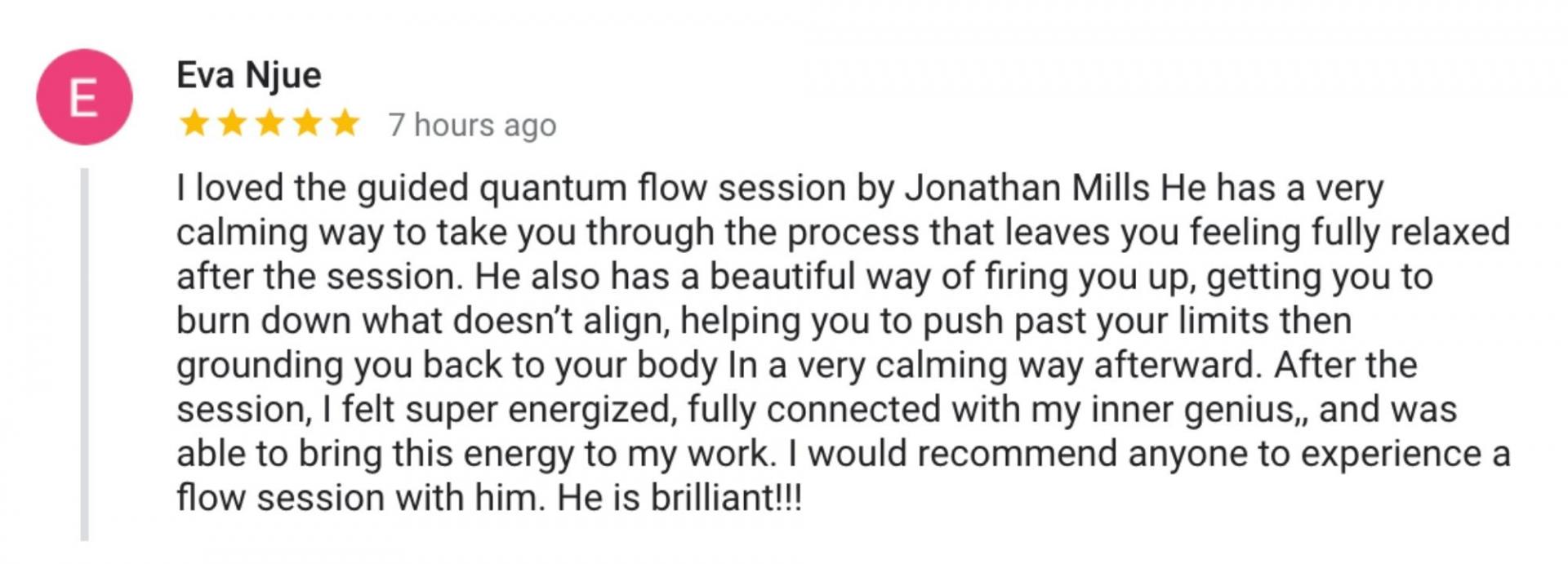 Event testimony - Eva