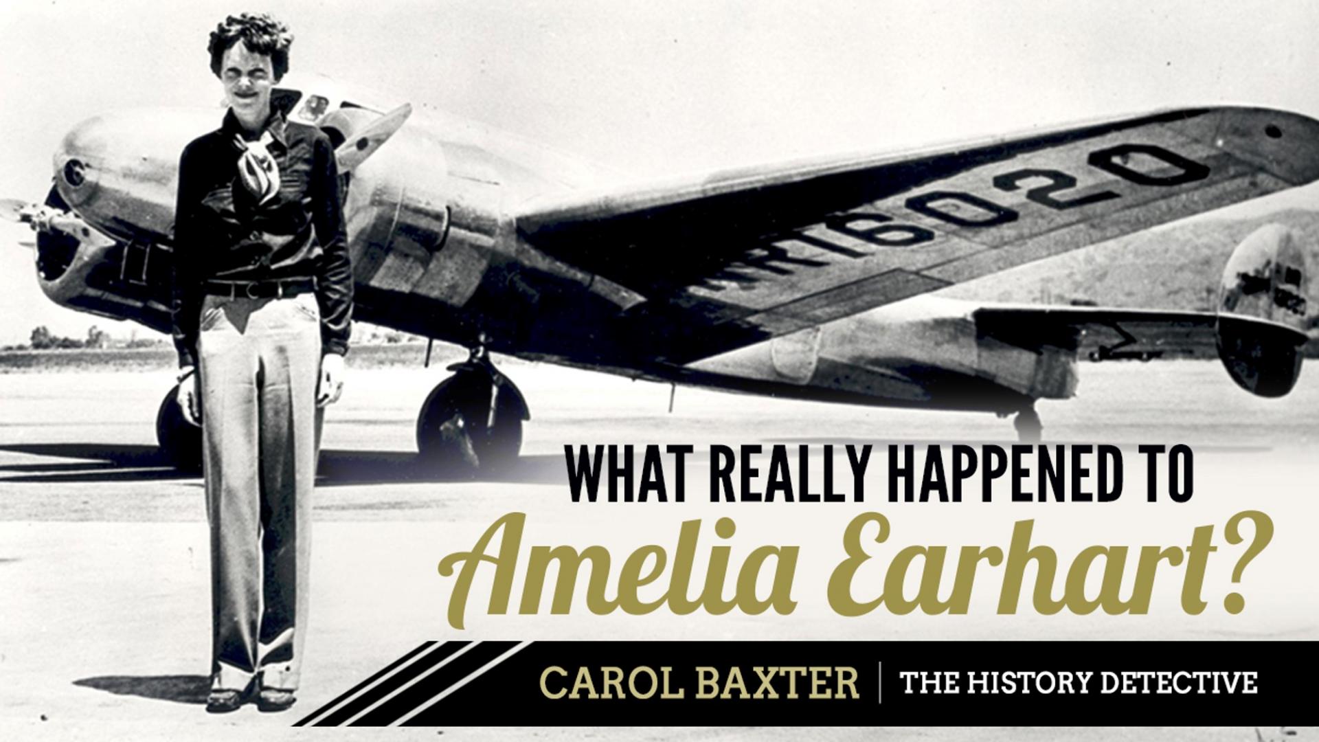 "What really happened to Amelia Earhart?" cruise ship talk by Carol Baxter