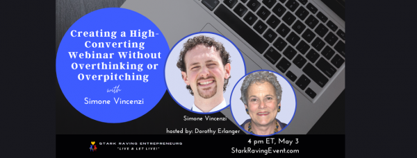 Creating a High-Converting Webinar Without Overthinking or Overpitching with Simone Vincenzi