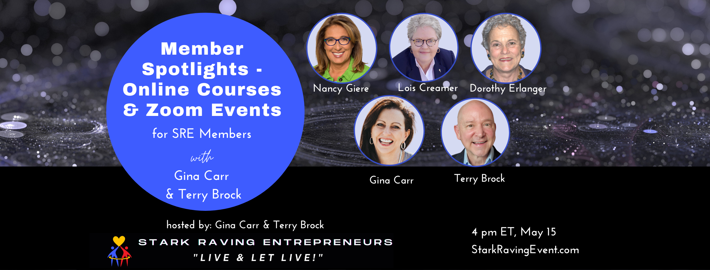 Member Spotlights - Online Course & Zoom Events