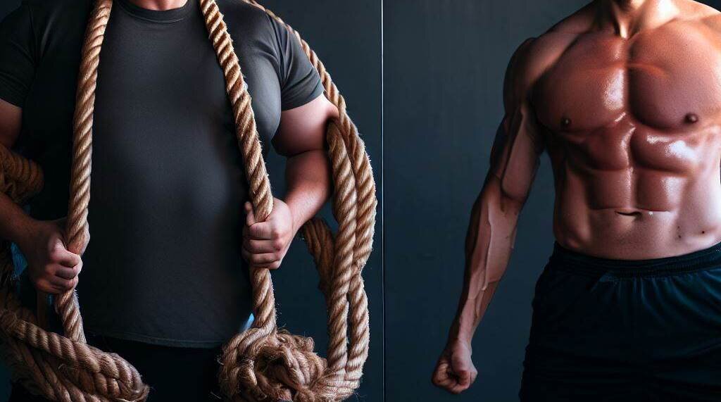 before and after air ropes