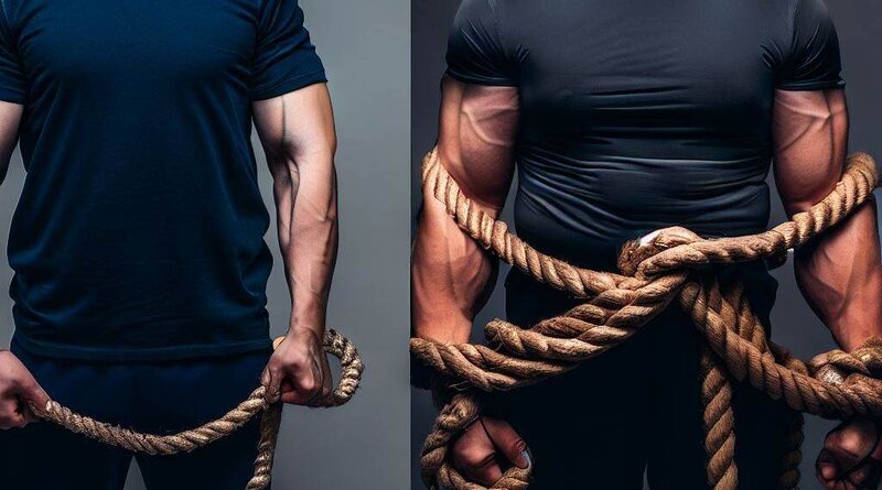 battle ropes before and after
