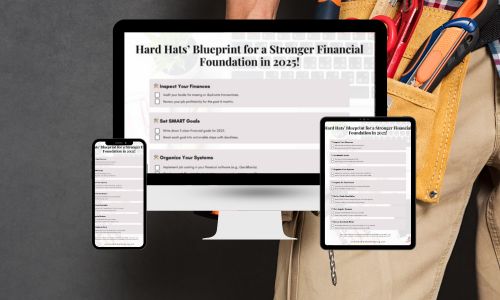 Financial Blueprint mockup