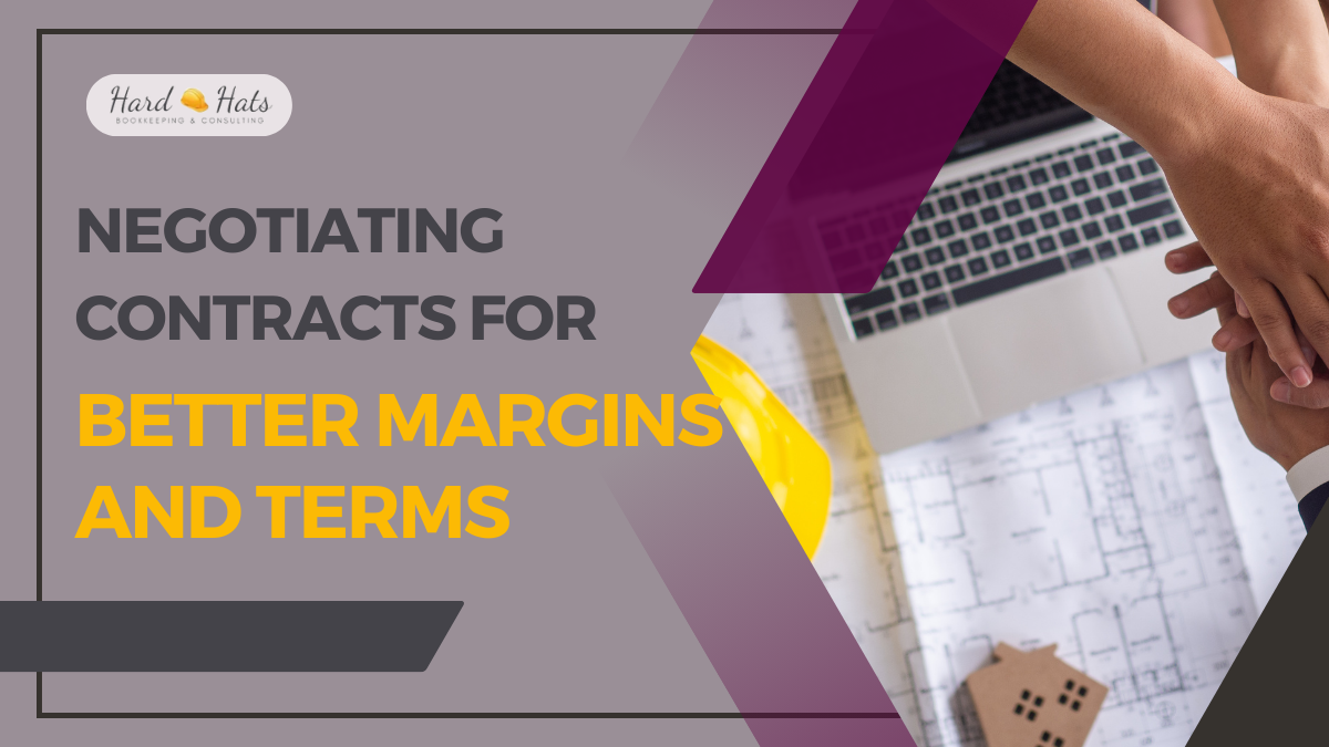 Negotiating contracts for better margins and terms