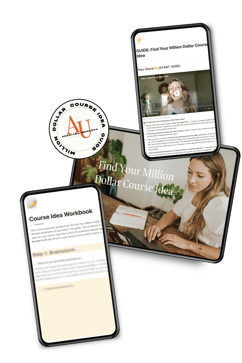 How to find an online course idea