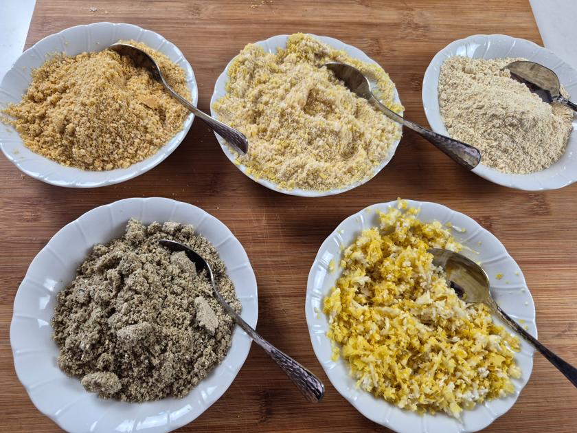 vegan parmesan cheese experiment