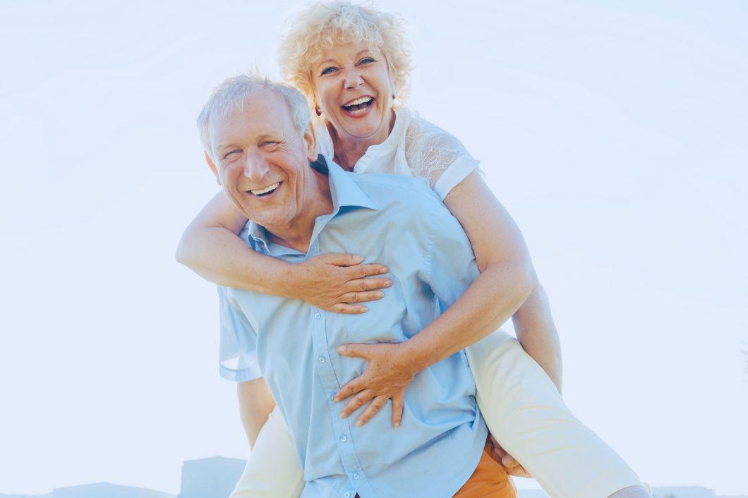 senior couple enjoying retirement