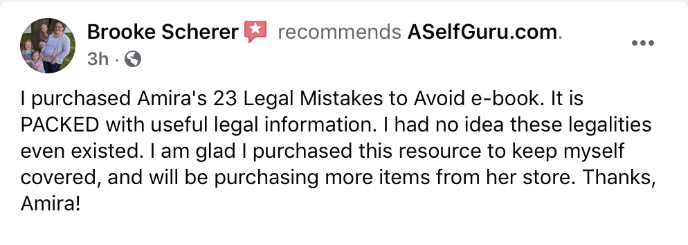 aselfguru legal templates review