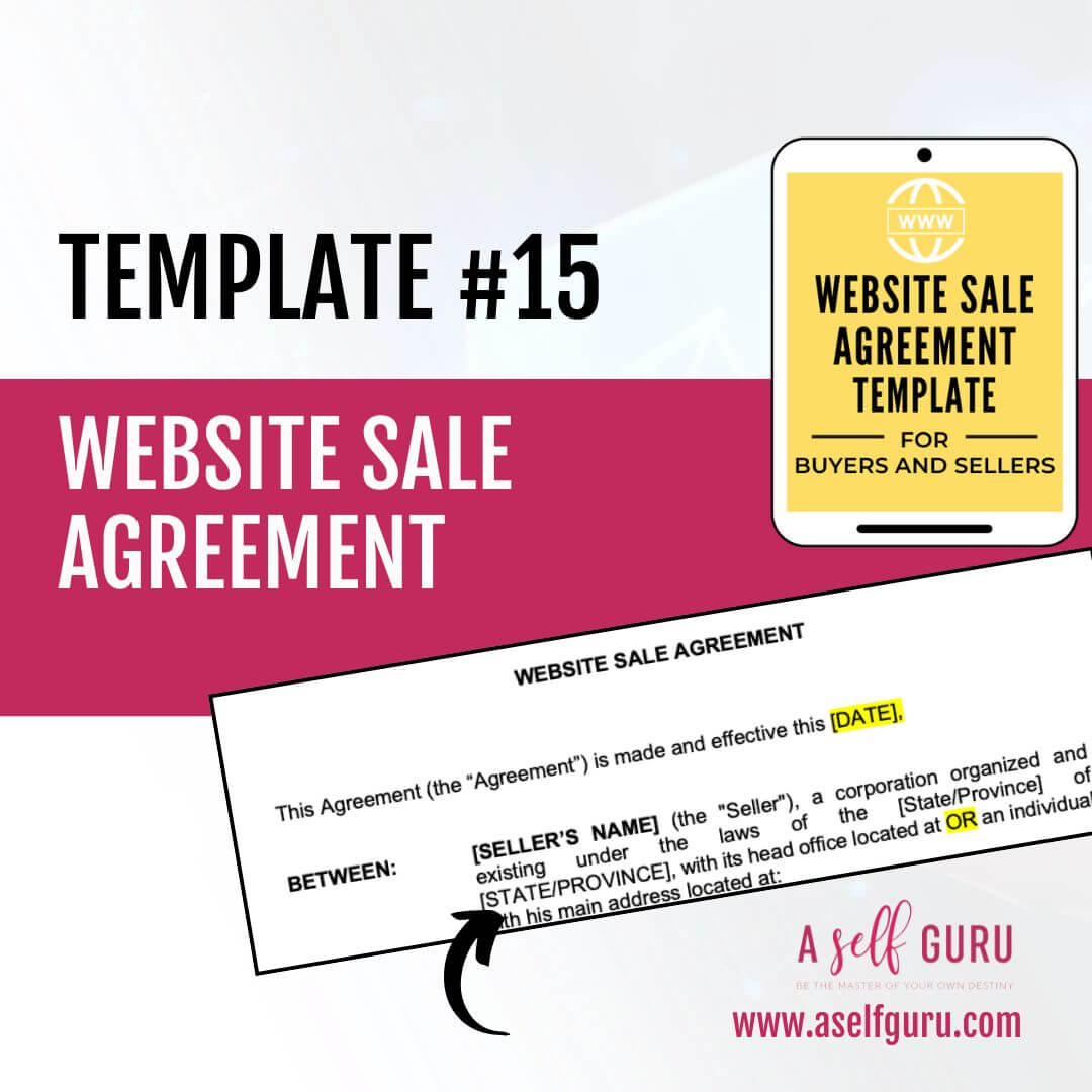 website sale agreement