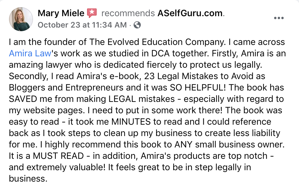 aselfguru legal templates review