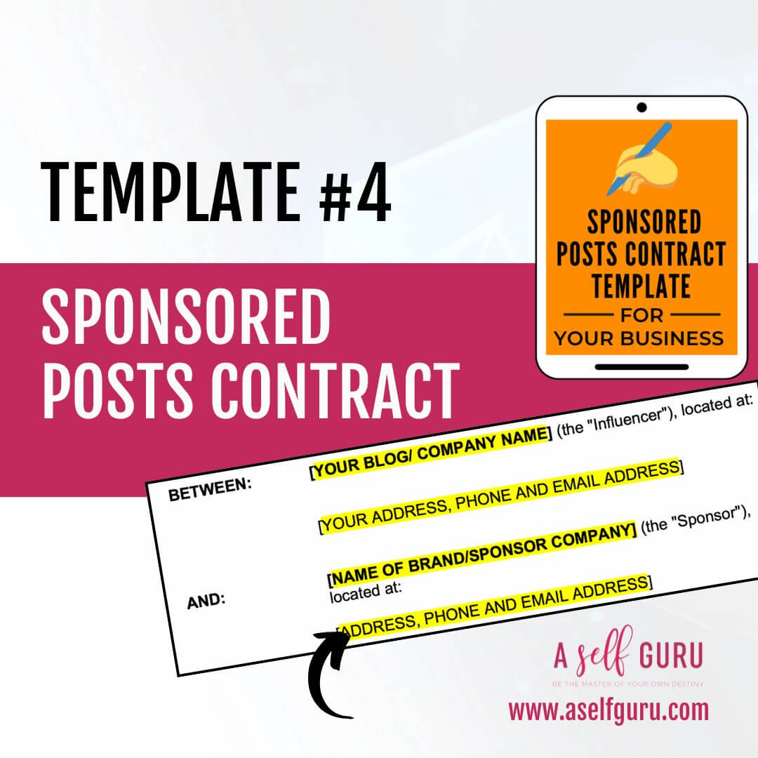 sponsorship agreement template