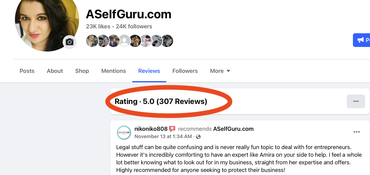 facebook reviews of legal bundle aselfguru
